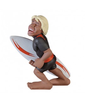 Surf sport, statua di surfista decorata a mano, Antartidee Surf sport, statua di surfista decorata a mano, Antartidee