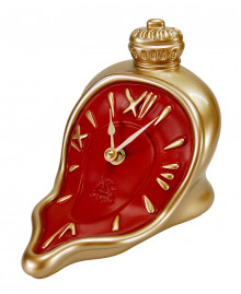 MELTING HOURS CLOCK
Table clock in surreal style.
German UTS quartz clock mechanism. Antartidee