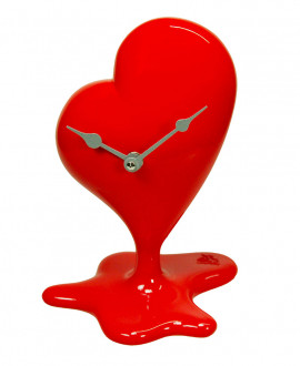 FUSING HEART CLOCK
Table clock with a loose heart
German UTS quartz clock mechanism. Antartidee