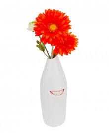 SORRIDO VASO
Vaso in resina decorata a mano con decoro a forma di sorriso, Antartidee