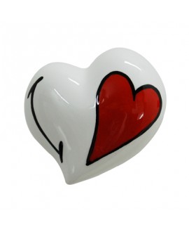 ON THE HEART
Heart-shaped hanger.
Hand painted resin. Made in Italy, Antartidee