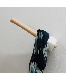 HAMMER HANGER
Hammer wall coat-stand in Hand painted resin. White color.
Made in Italy, Antartidee